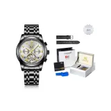 Все Черный Белый Циферблат [Роскошная Коробка + Кожаный Ремешок]
