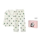 Экрю с гороховым узором