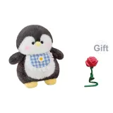 Черный пингвин Cub + бесплатно, случайный цвет розовый