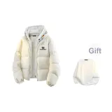 Шляпа цвета экрю, вышитая, в комплекте с круглым вырезом, свитшот