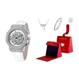 GM8361P1 Серебристо-белый Звезда с пятью лучами [Коробка Yiren + Набор бабочек (Набор X)]