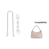 Белый цвет камелии ++ Крученая цепь 50 см