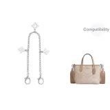 Белый клевер четырехлистный, декоративная цепочка, 26,5 см