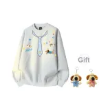 Белый, серый, фотиния, с флисовой подкладкой (в комплекте с куклой)