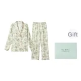 [Подарочная коробка комплект] Белая магнолия, двубортный женский комплект.