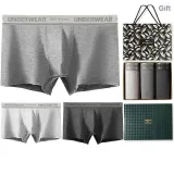 Однотонный, 3 упаковки, коробка включена (Черный меланжевый серый + Темный фотиния серый + Светлый фотиния серый)