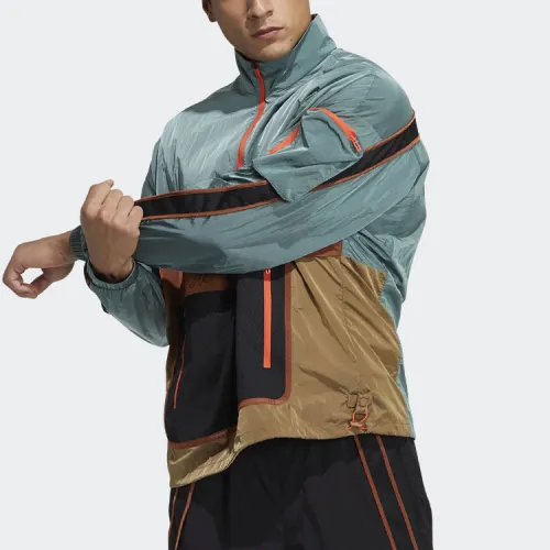 Adidas Желтый Зеленый Мужские Куртки