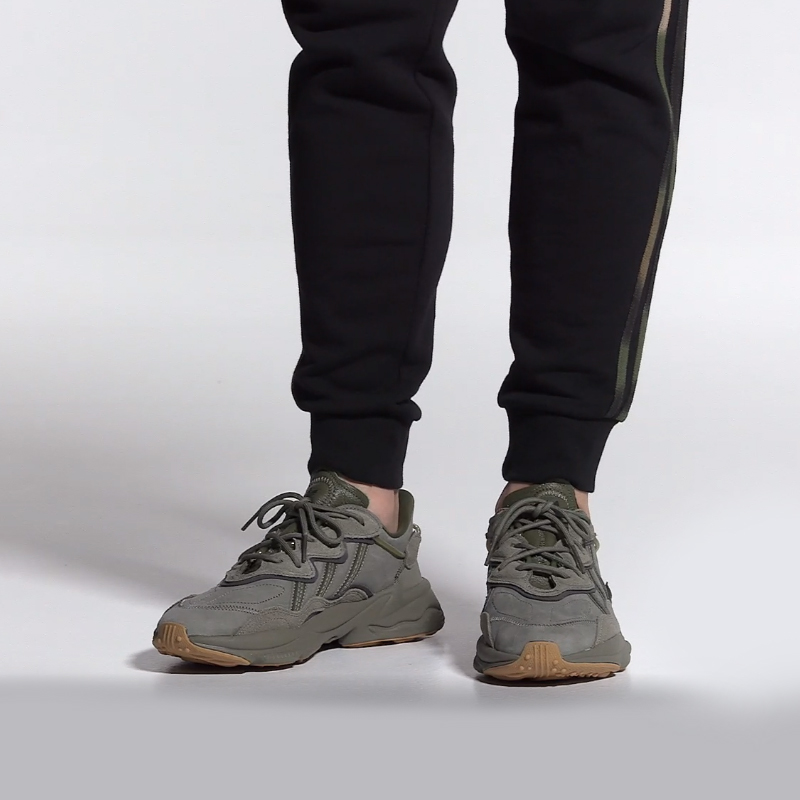 Adidas Originals Ozweego TRACE Cargo Спортивный Low Топ Повседневная обувь Унисекс Оливково-зеленый
