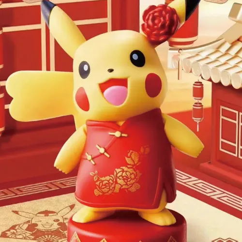 Покемон 2023 Весенний Фестиваль Коллекция Следы Пикачу Мерч по IP