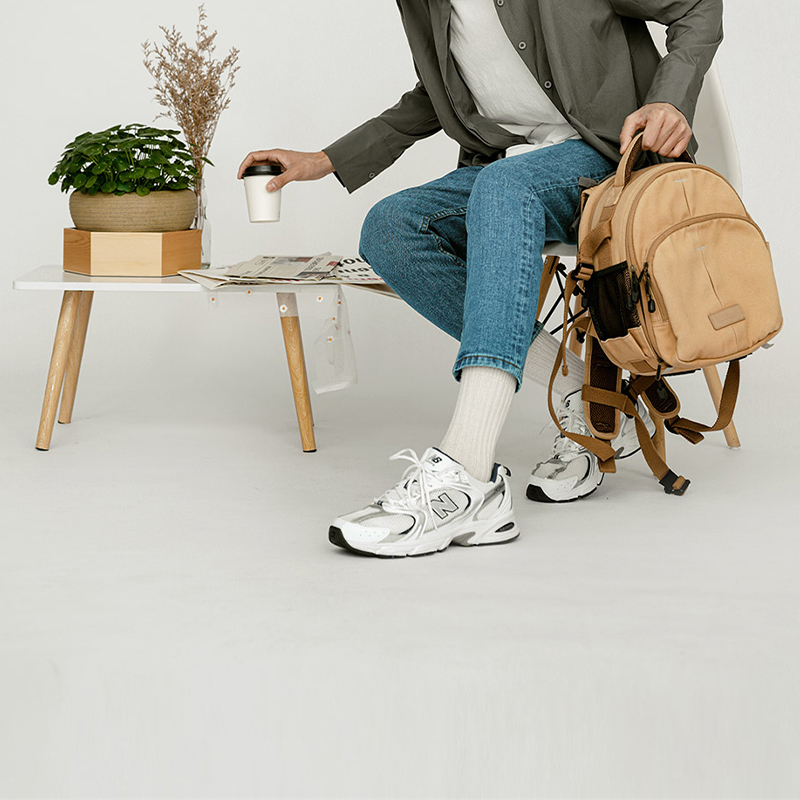 New Balance NB 530 Сетчатая ткань Текстиль Низкий топ Повседневные Городские Коммутатор Беговые кроссовки Унисекс — фото 14