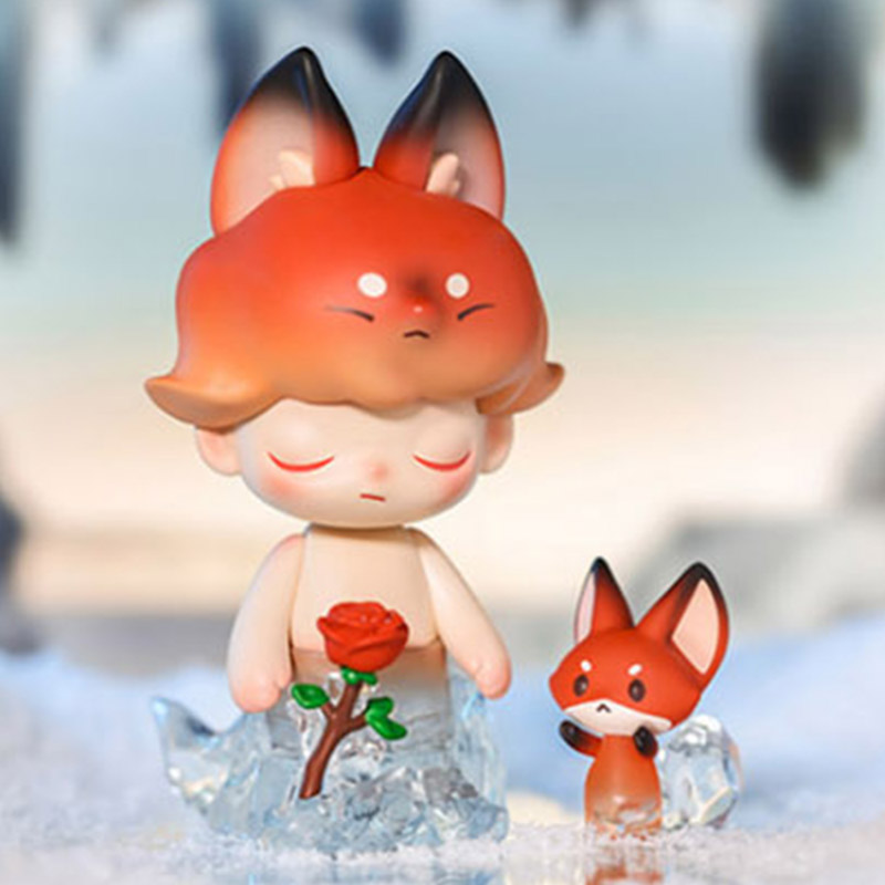 POP MART Dimoo Ледниковый Прозрачный Слепой Бокс на Карточке 100% 8,8 см — фото 2