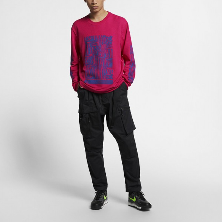 Nike ACG Худи-ханьфу Мужское Розово-красное — фото 3