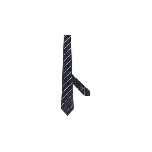 LOUIS VUITTON Шелковые галстуки, темно-синий, мужской