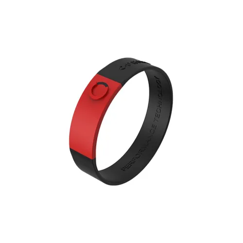 C∙PRIME Силиконовые повязки на запястье Унисекс Красный Черный