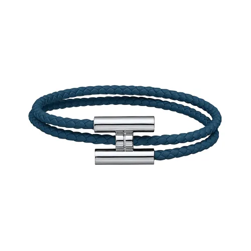 HERMES Tournis Tresse Кожа Браслеты Унисекс