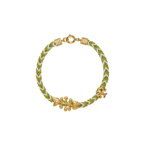 Tory Burch Brass Bracelets Зеленый Женские