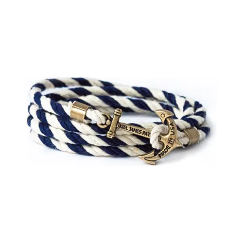 Kiel James Patrick Латунь Браслет Шнурки Унисекс