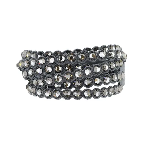Swarovski Многослойные Браслеты Женские Серые