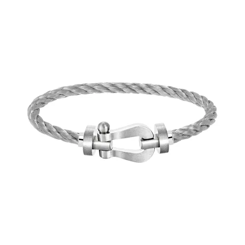 FRED Alloy/Silver Plated/Gold Plated Bracelets Silver Men's