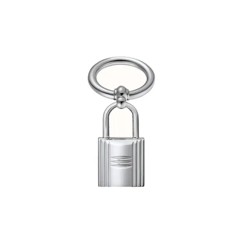 HERMES Kelly Twilly Палладий с покрытием, латунь, аксессуары, серебряный, унисекс