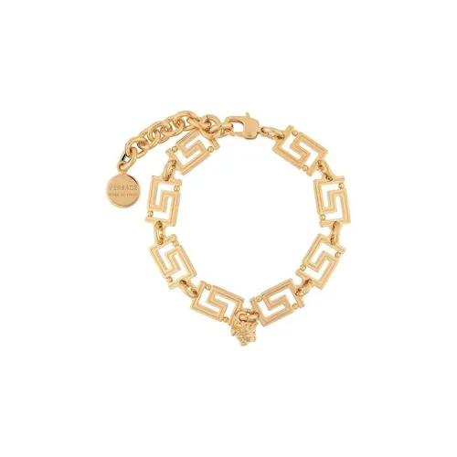 VERSACE Металлические браслеты, золотые, женские