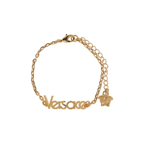 VERSACE Металлические браслеты, золотые, женские