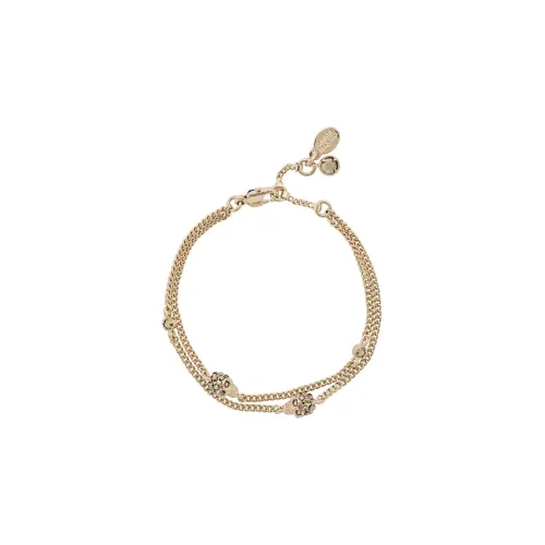 Alexander McQueen Brass Bracelets Золотой Женские