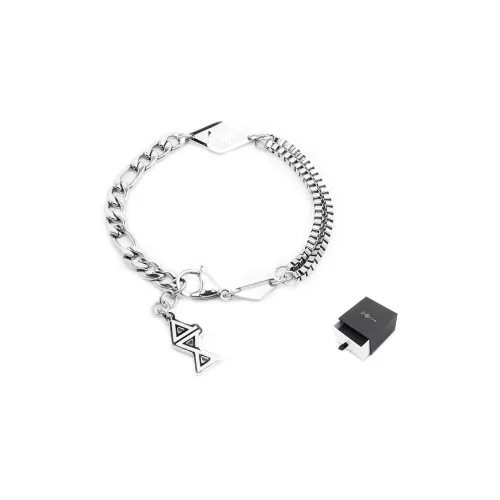 DAP Титановая сталь Браслеты Серебряный Унисекс