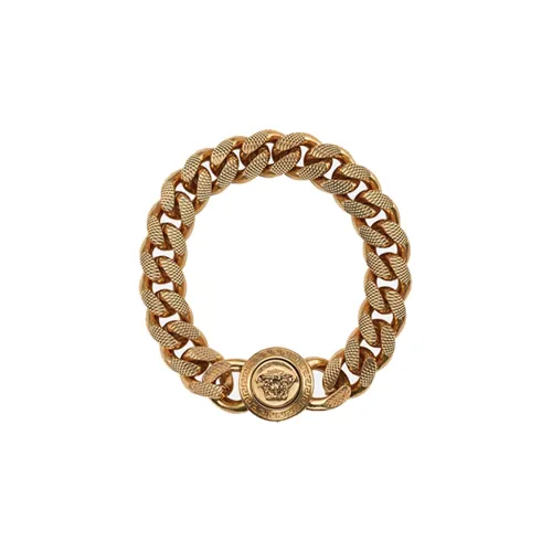 VERSACE Металлические браслеты, золотой, унисекс