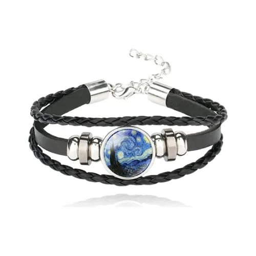Ван Гог Кожа Браслеты Мужской