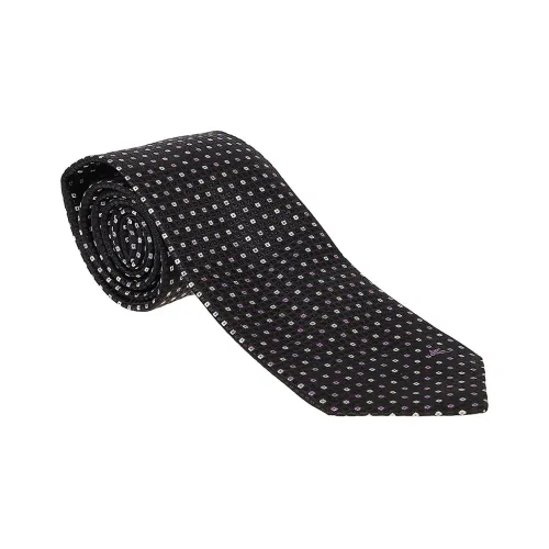 ETRO Мужские галстуки из шелка, черные