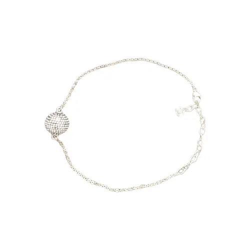 CHANEL Металлические браслеты, серебряные, женские