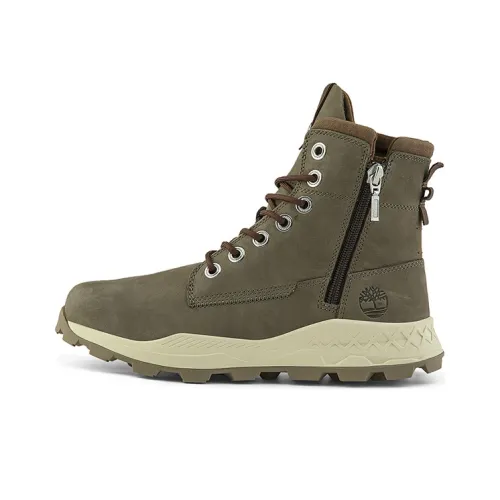 Timberland Brooklyn Collection Crew Sock Martin Boot Men's Dark Brown