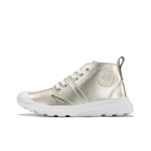 Палладий Pallaville MID LEA Ankle Длина Мартин Boot Унисекс Золотой