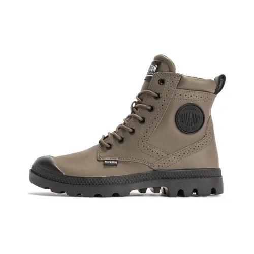 Palladium Pampa London Lth Martin Boot Женские Темный Умбра