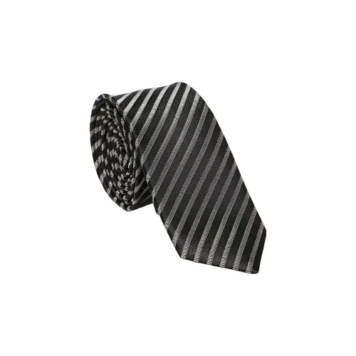 SAINT LAURENT Шелк Галстуки Черный Унисекс