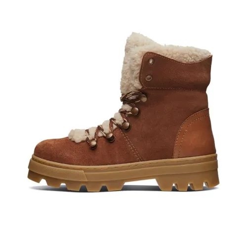 Skechers Modern Comfort Ботинки Короткий Martin Boot Женские Каштановый