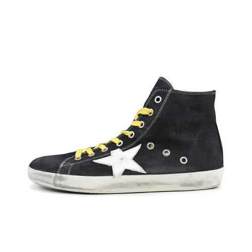 Golden Goose Francy High Top Canvas Shoes Men's