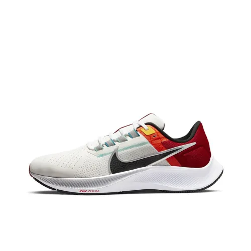 Nike Pegasus 38 Low Топ Повседневный Тренировочные Беговые Кроссовки Унисекс Бежевый Красный