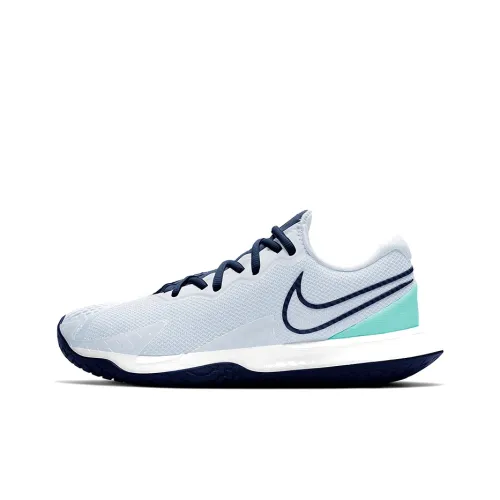 Nike Air Zoom Vapor Cage 4 HC Court Shock Absorbers Slip-Resistant Low Top Tennis Shoes Women's Light Blue Найк Эйр Зум Вапор Кейдж 4 HC Корт Шок Абсорбер Слип-Резистент Низкий Топ Теннис Кроссовки Женские Светло-Синий
