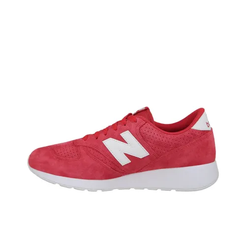New Balance NB 420 RE Engineered Suede Low Top Беговые кроссовки Мужские Красные