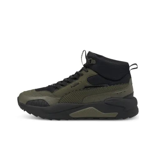 PUMA X Ray 2 Square MID WTR High Top Casual Unisex Army Green Black