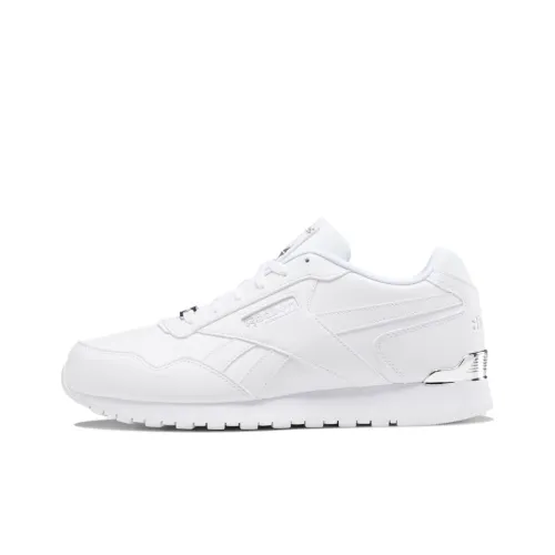 Reebok Classic Leather Harman Run Wide 4E Low Топ Беговые кроссовки Мужские Белый Серебряный