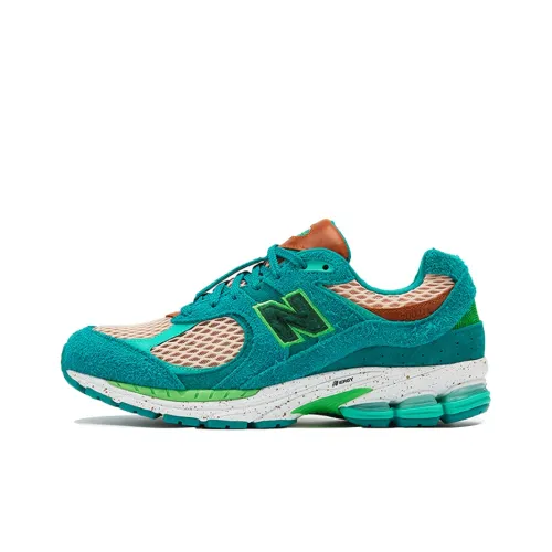 Salehe Bembury x New Balance NB 2002R Low Топ Повседневные Беговые кроссовки Унисекс Озерный зеленый