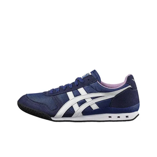 Onitsuka Tiger Ultimate 81 Устойчивые к истиранию низкие беговые кроссовки унисекс синие-фиолетовые