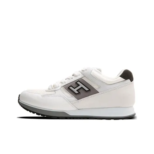 HOGAN H321 Низкий Топ Повседневная Обувь Мужская Белая