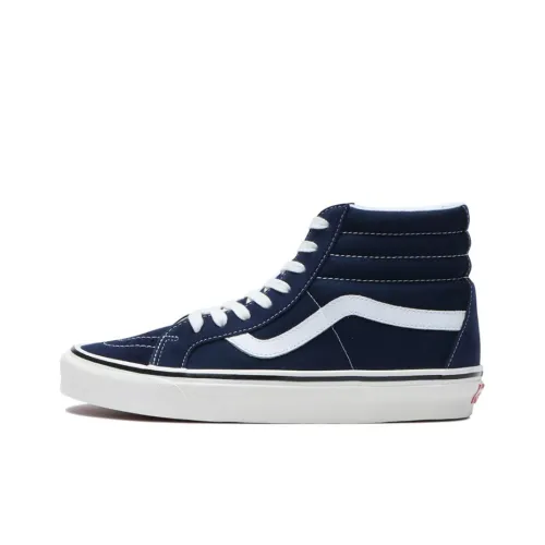 VANS SK8 High Топ Скейтборд Кроссовки Унисекс Синий Белый