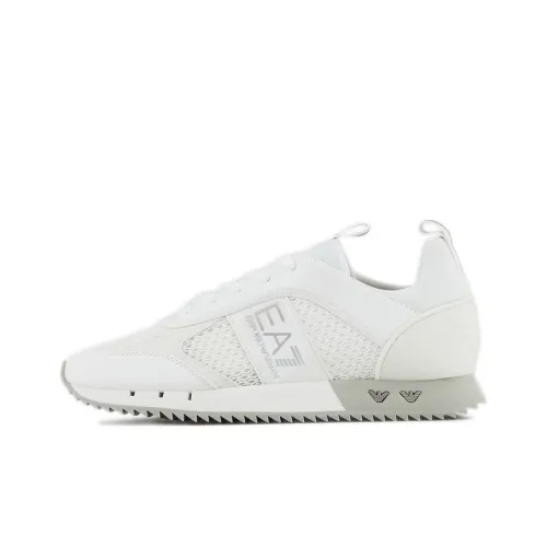 EMPORIO ARMANI Низкий топ повседневный унисекс белый