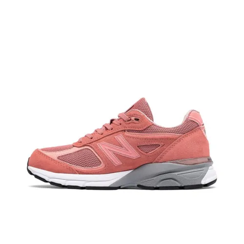 New Balance NB 990 V4 Sunrise Pink Низкий Топ Беговые Кроссовки Женские Pink