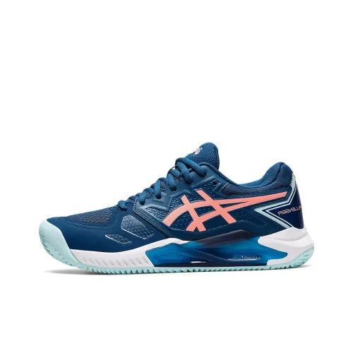 Asics Challenger 13 Clay Abrasion Resistant Низкий Топ Теннисные Кроссовки Женские Индиго